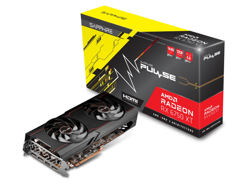 Sapphire Radeon RX 6750 XT PULSE GAMING OC 12GB GDDR6